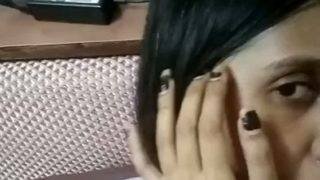 Desi girl fingering her pussy front of Camera