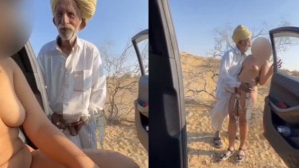 Rajasthani Old man viral mms with young nude girl